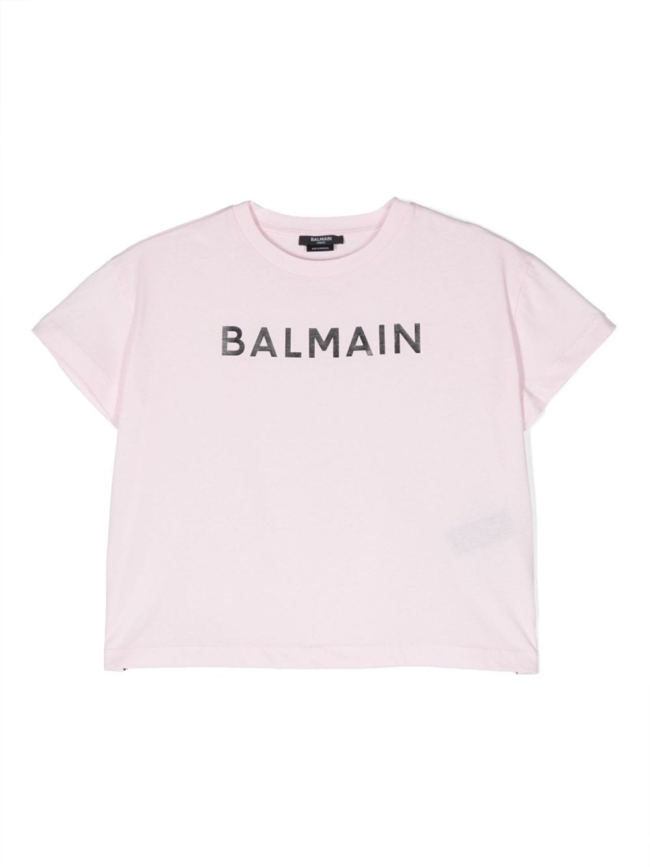 

Balmain Kids футболка с вышитым логотипом, розовый