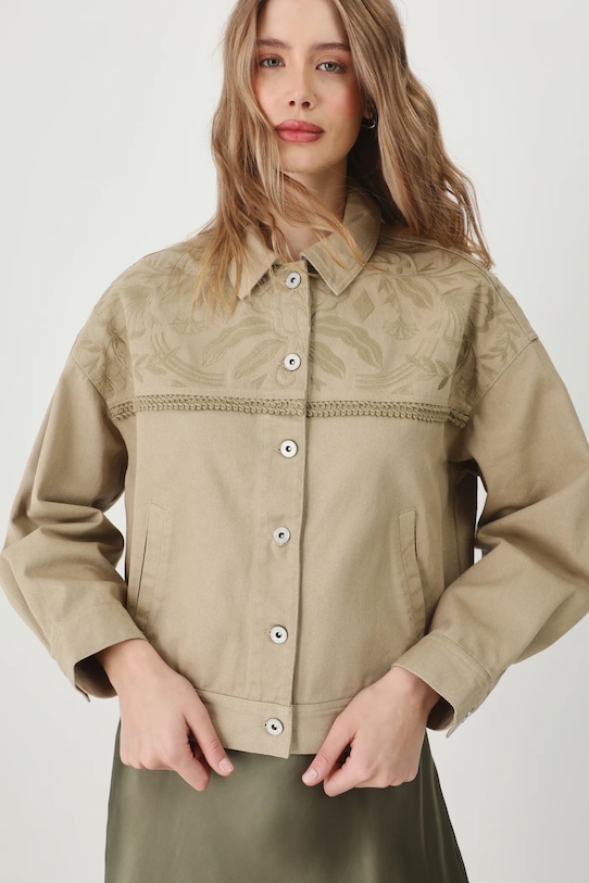 

Джинсовая хлопковая куртка Medicine, зеленый