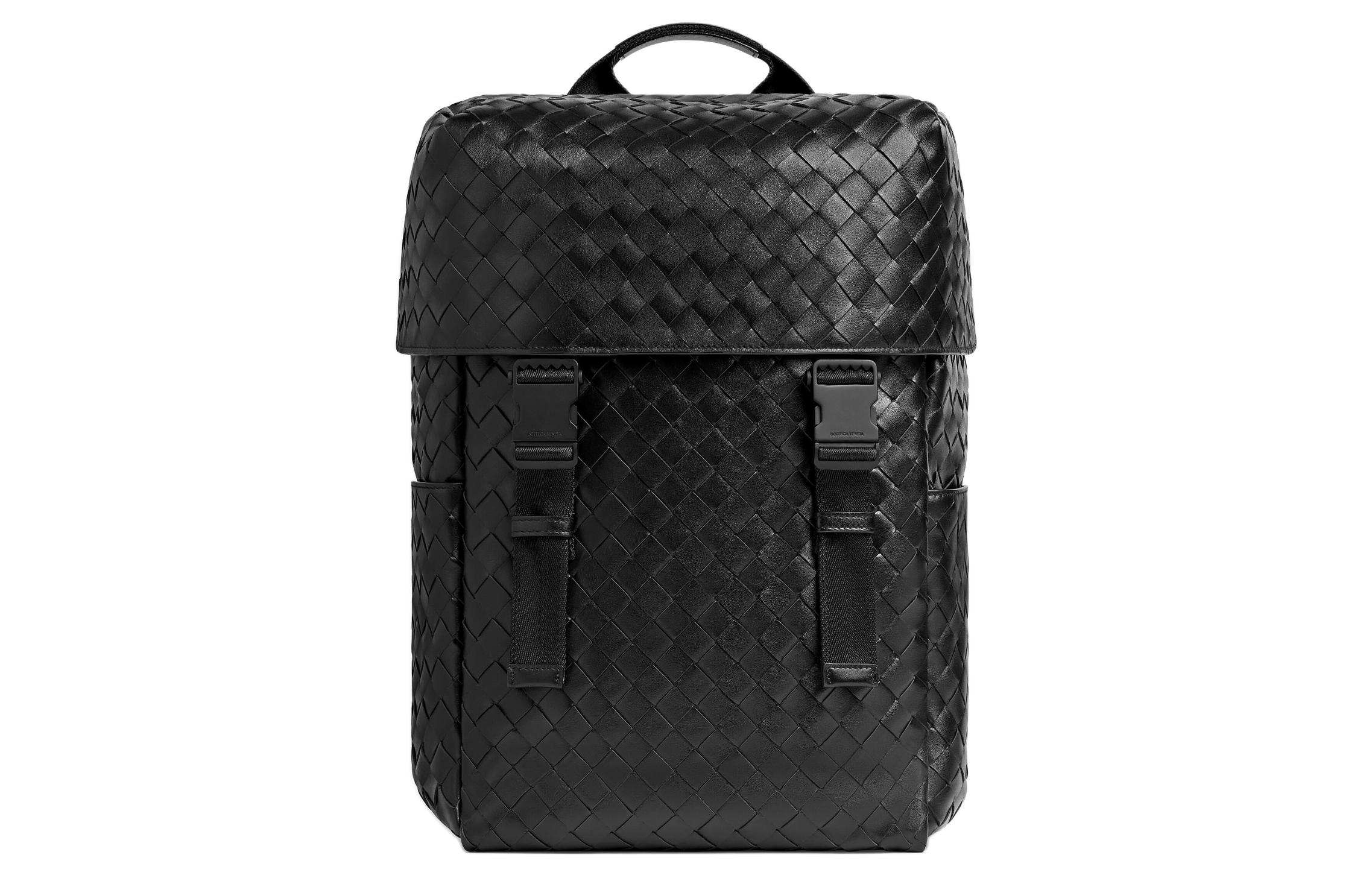 

Bottega Veneta Рюкзак мужской Intrecciato Calfskin Black & Matte Black