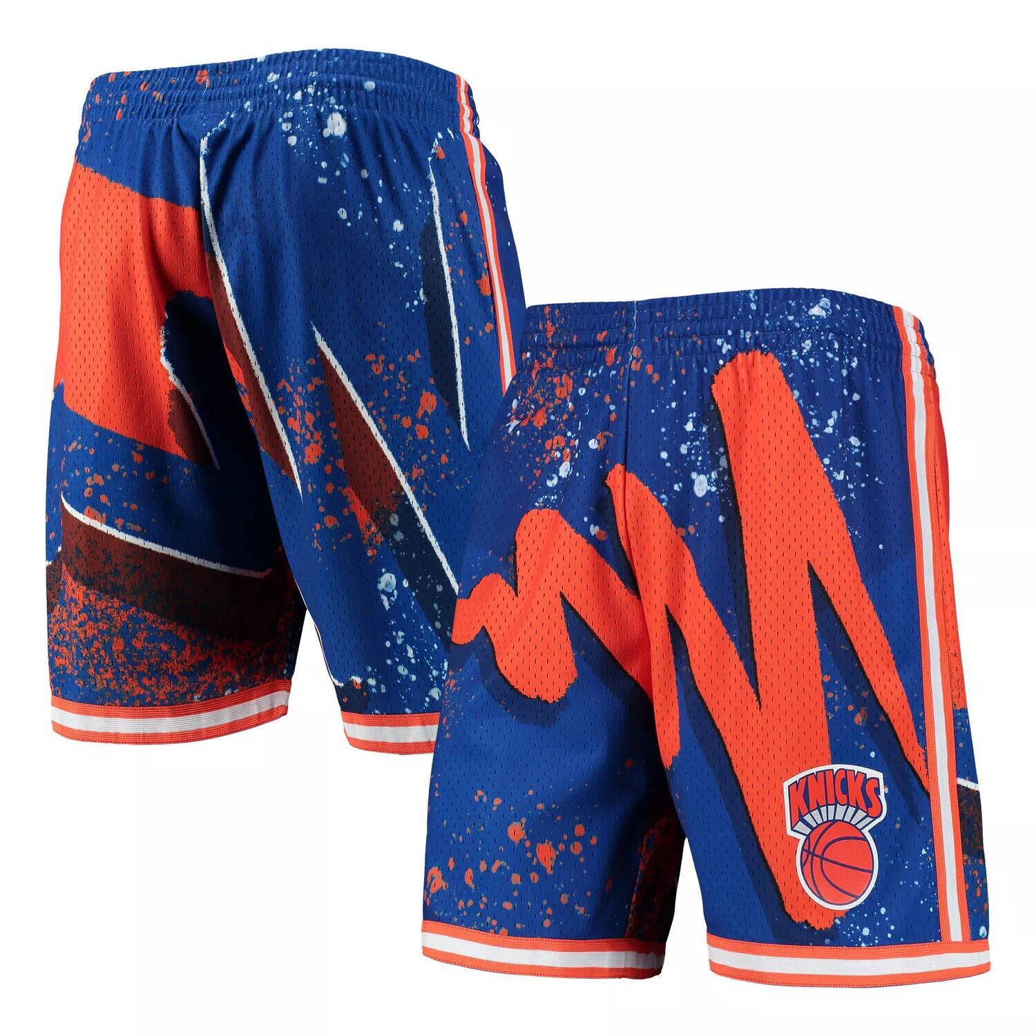 

Мужские синие шорты Mitchell & Ness New York Knicks Hardwood Classics 1991 Hyper Hoops Swingman