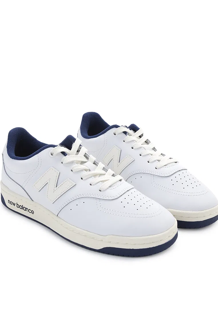 Кроссовки мужские спортивные, модель Bb80 New Balance, белый — фото 2