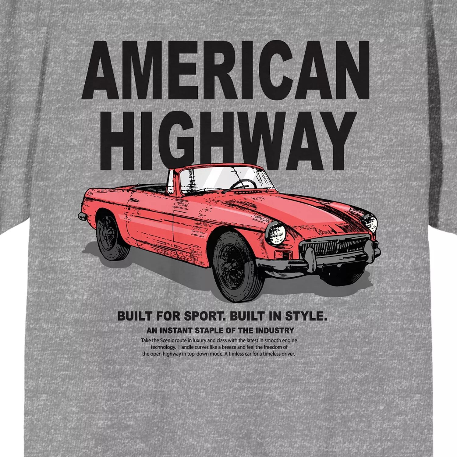 

Мужская красная винтажная футболка Car Fanatic Car Licensed Character, Красный, Мужская красная винтажная футболка Car Fanatic Car Licensed Character