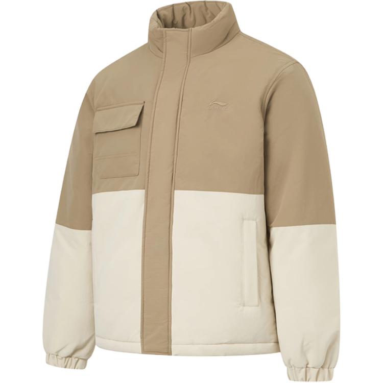

LINING Спортивная куртка пуховик мужская светло-каштановая, Light Chestnut Brown