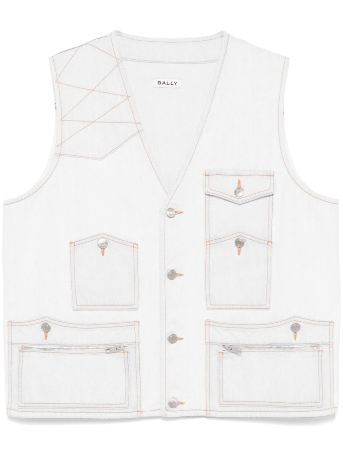 

Bally джинсовый жилет, синий