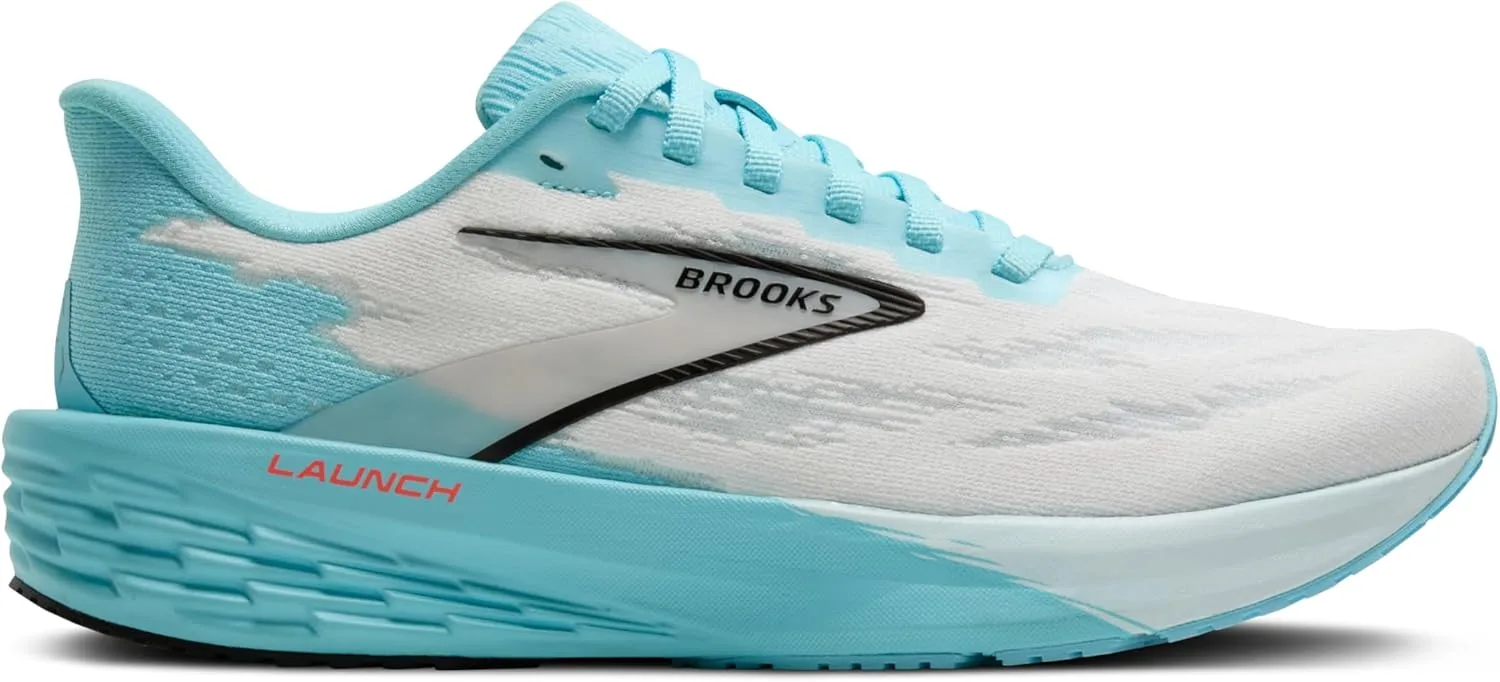 Мужские кроссовки Brooks Launch 11, белый/розовый — фото 2