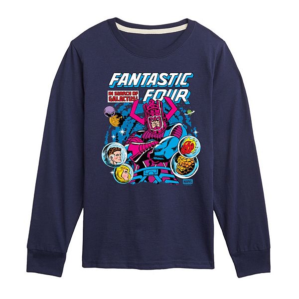 

Футболка с длинным рукавом Boys 8-20 The Fantastic Four: First Steps in Search of Galactus Licensed Character, Navy