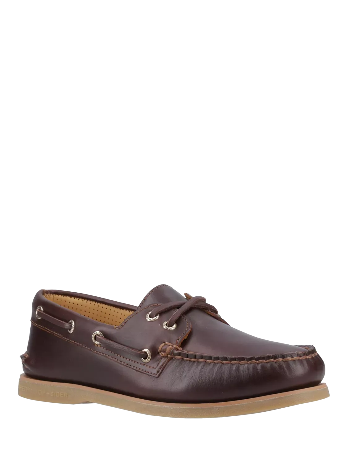 Оригинальные лодочные туфли Gold Cup с двумя люверсами Sperry, Brown — фото 3