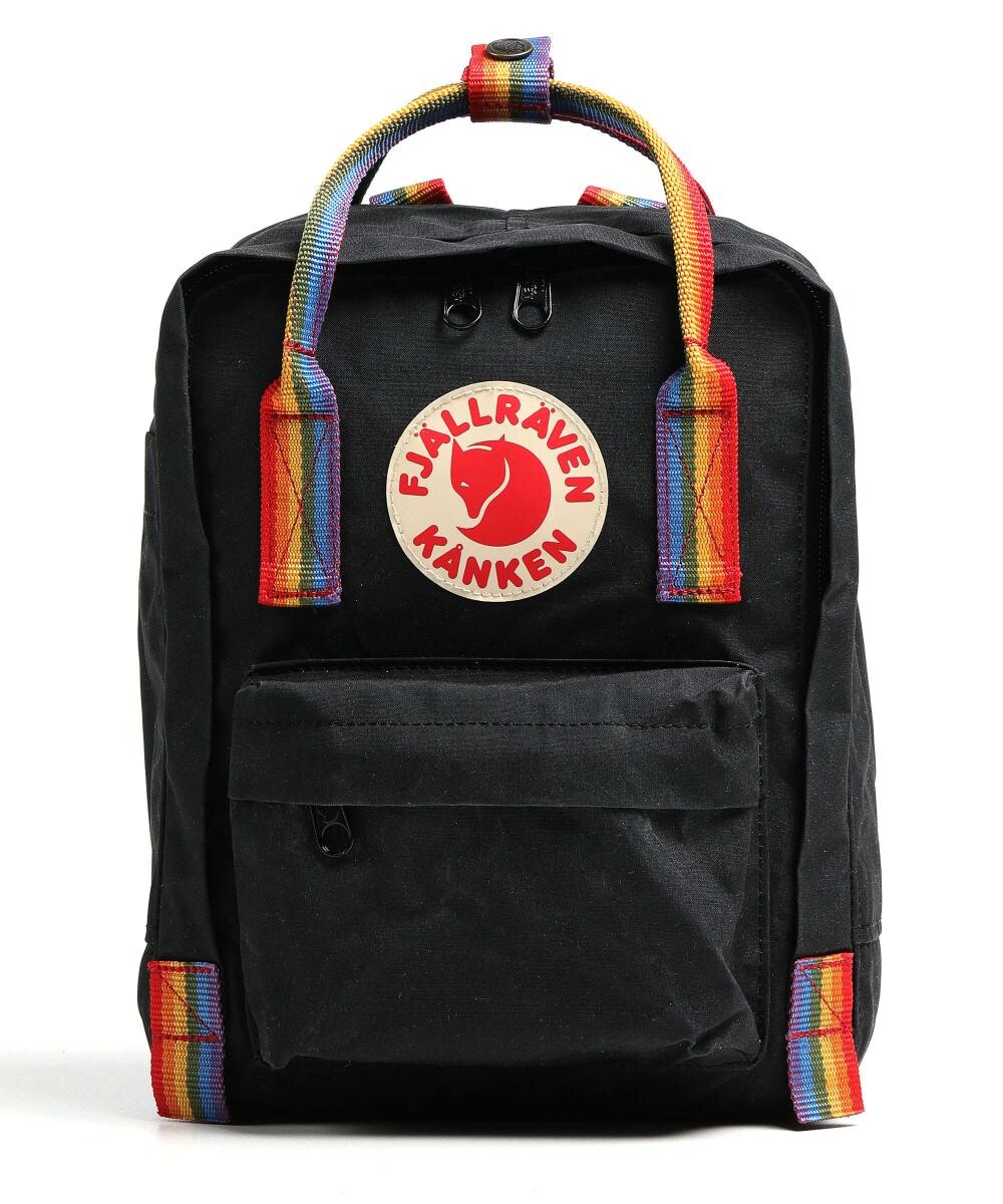 

Мини-рюкзак Kånken Rainbow из винила Fjällräven, черный