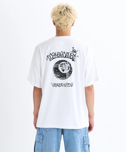 

Футболка с коротким рукавом, принт на спине DC SHOES, белый