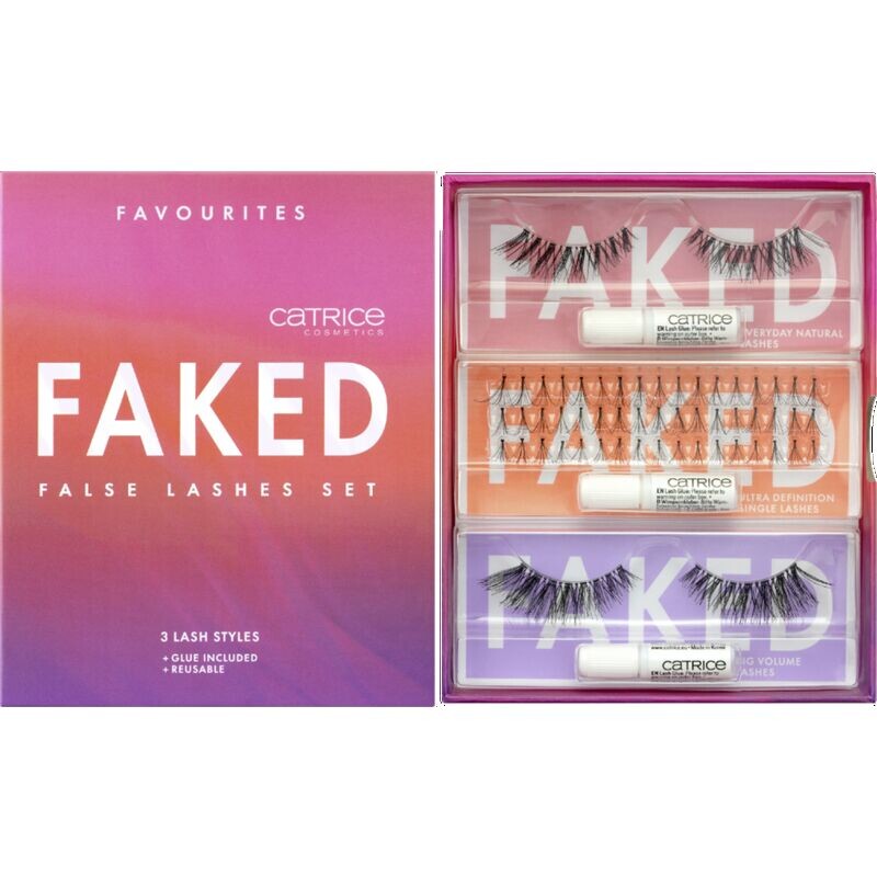 

Набор Faked Lashes 01: выбор на каждый день Catrice, 3 шт.