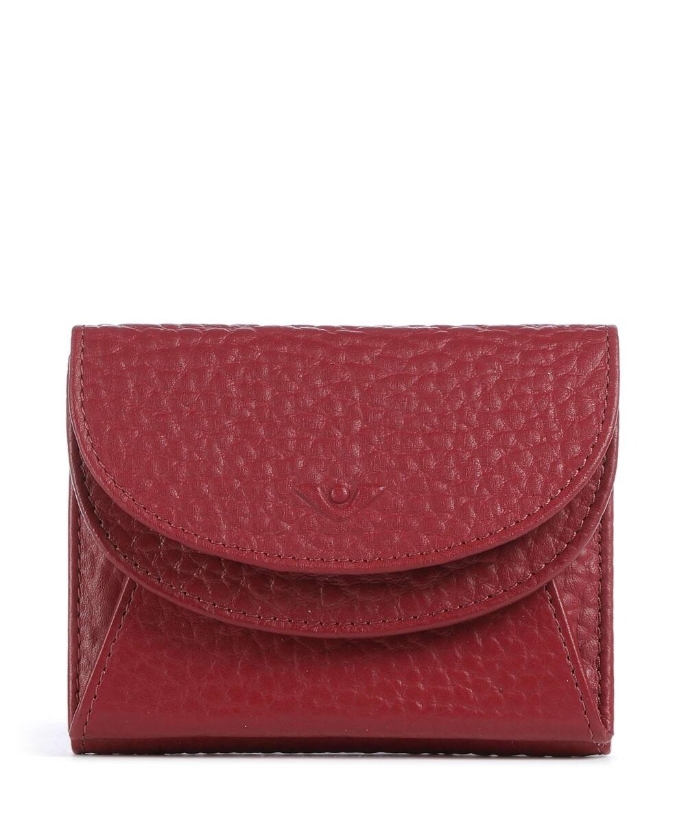 

Кошелек hirsch tori rfid из зернистой яловой кожи Voi, красный