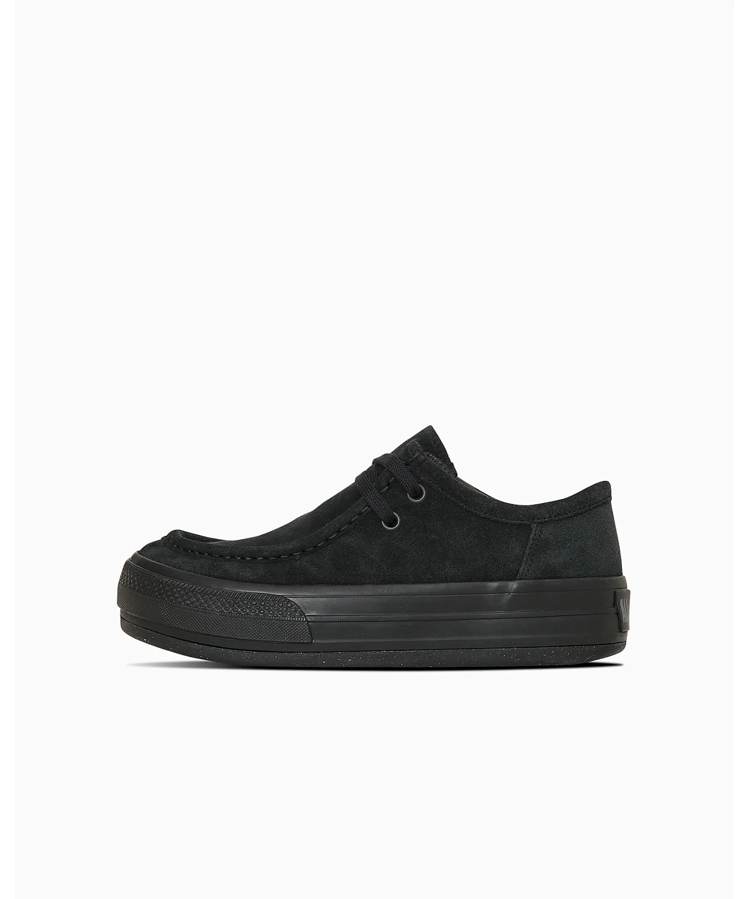 Унисекс мокасины CONVERSE ALL STAR BOARDERSTAR из замши чёрные