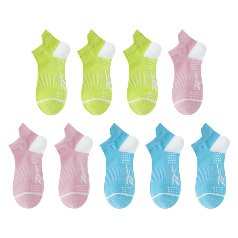 

Женские носки No Show 9 Double Loads Reebok, зеленый