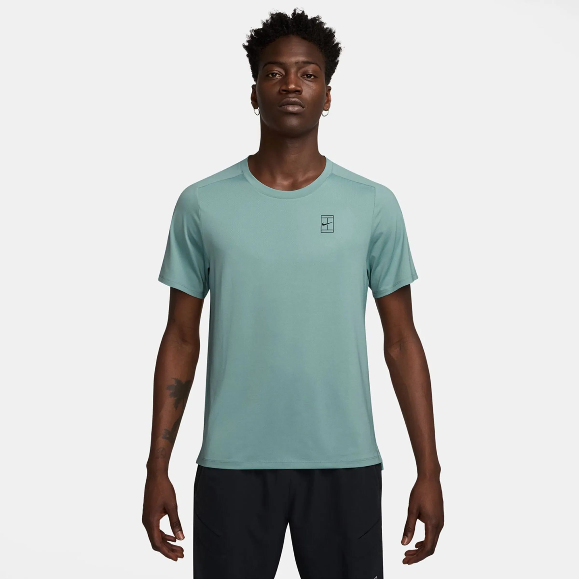

Мужская футболка Court Advantage Nike, синий/черный