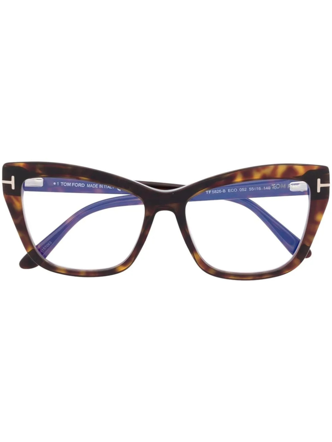 

TOM FORD Eyewear очки в оправе 'кошачий глаз', коричневый