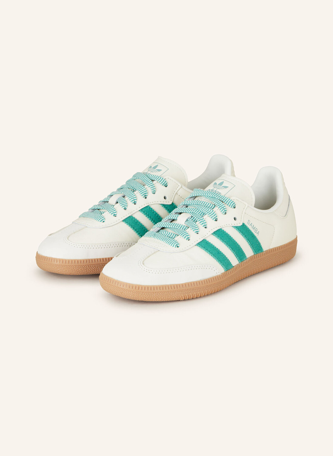

Кроссовки samba og adidas Originals, цвет ECRU/GRÜN