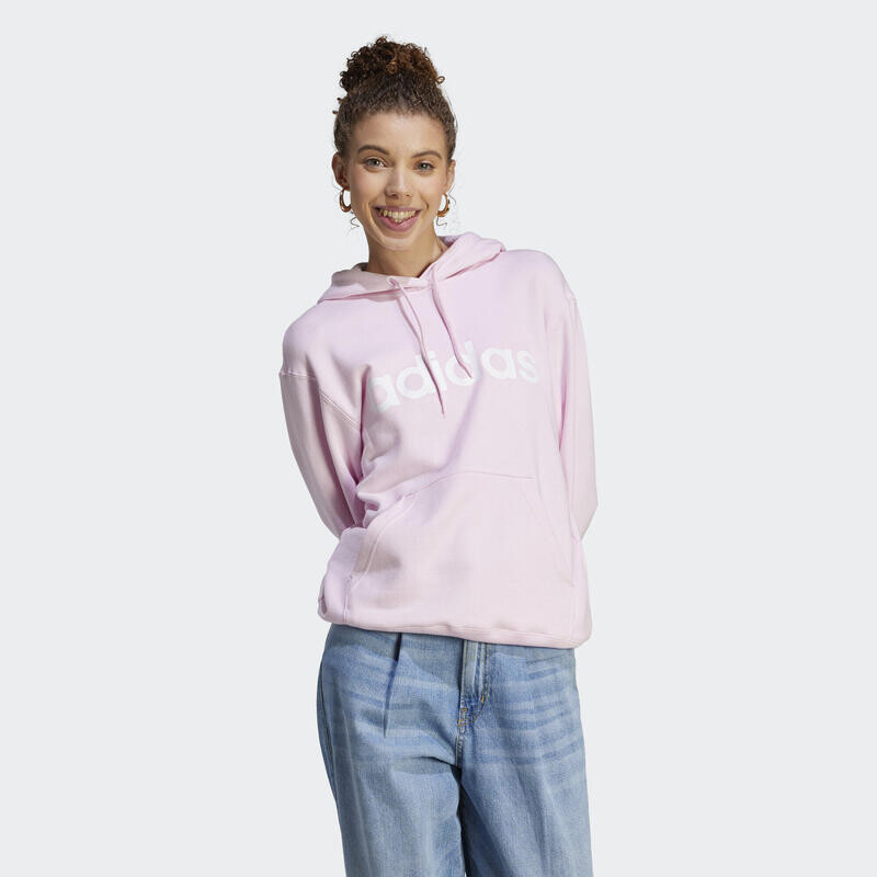 

Толстовка с линейным узором Essentials ADIDAS, цвет rosa