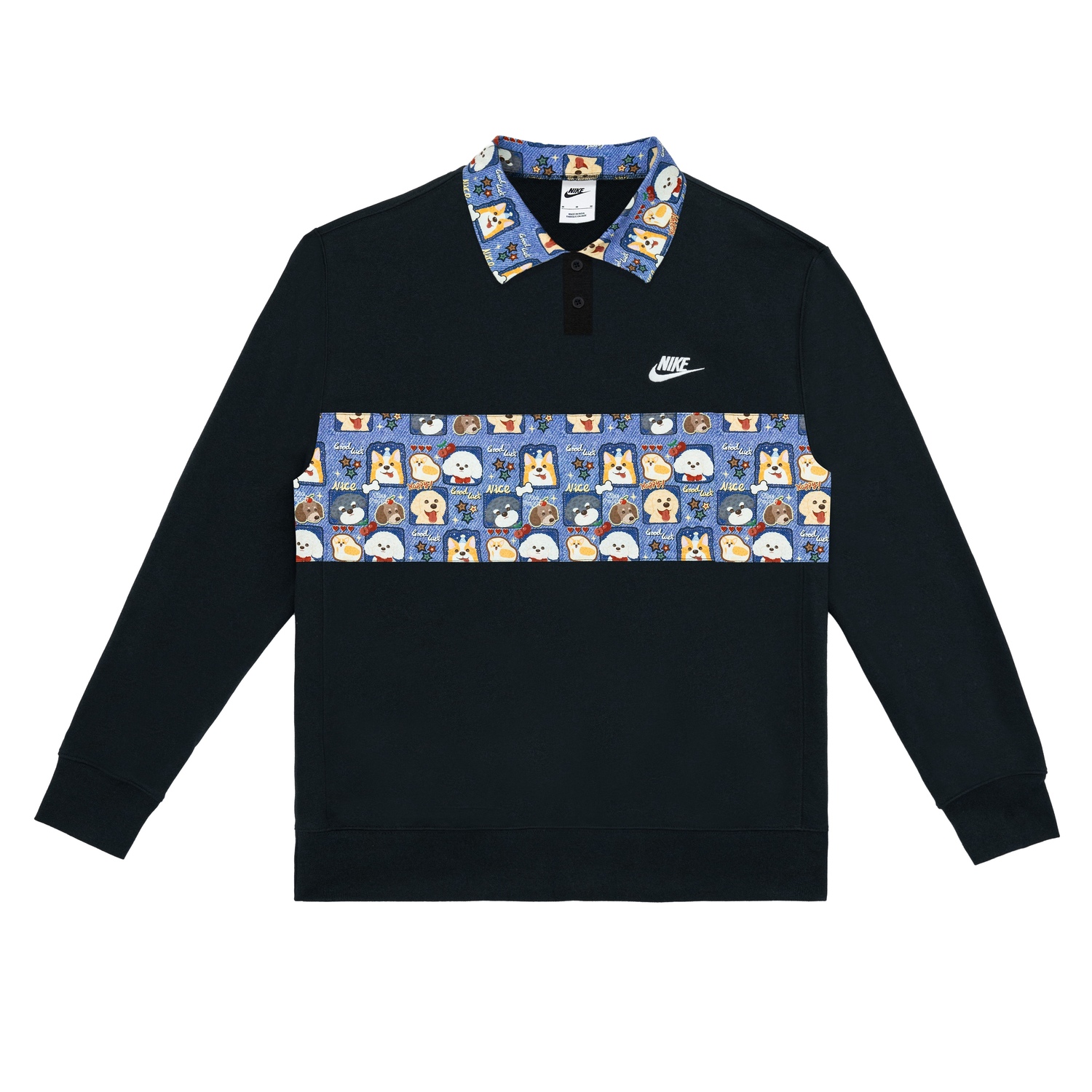 

Спортивная поло унисекс Nike, черный