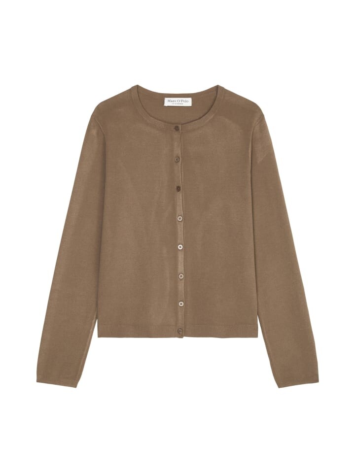 

Кардиган Marc O'Polo Feinstrick-Cardigan slim, цвет melted nougat