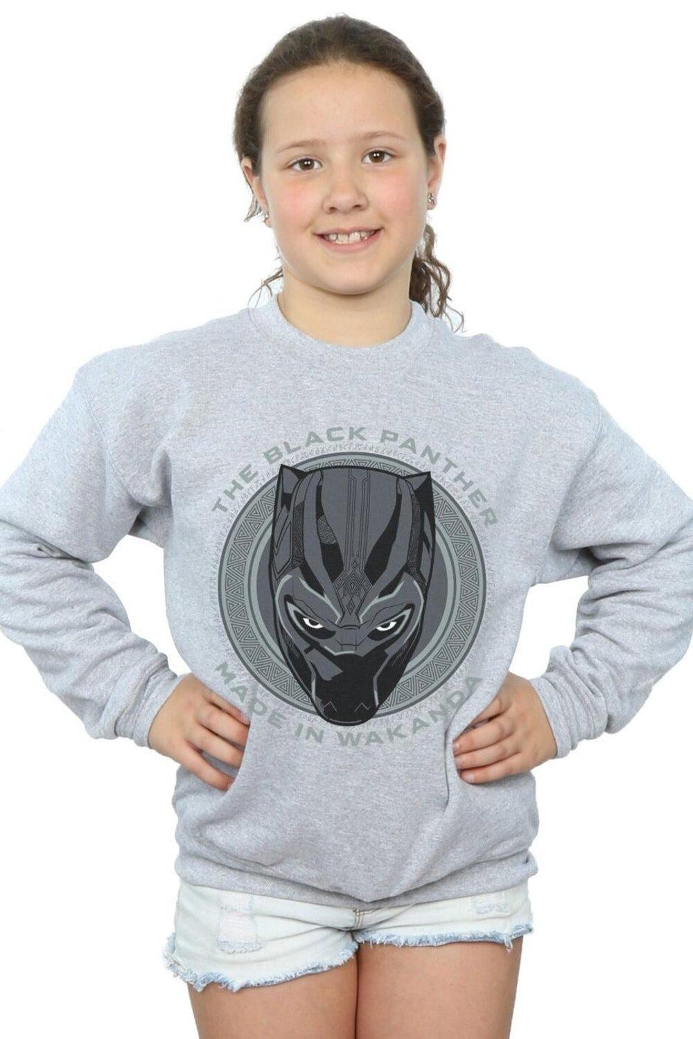 

Толстовка Black Panther Made in Wakanda Marvel, серый