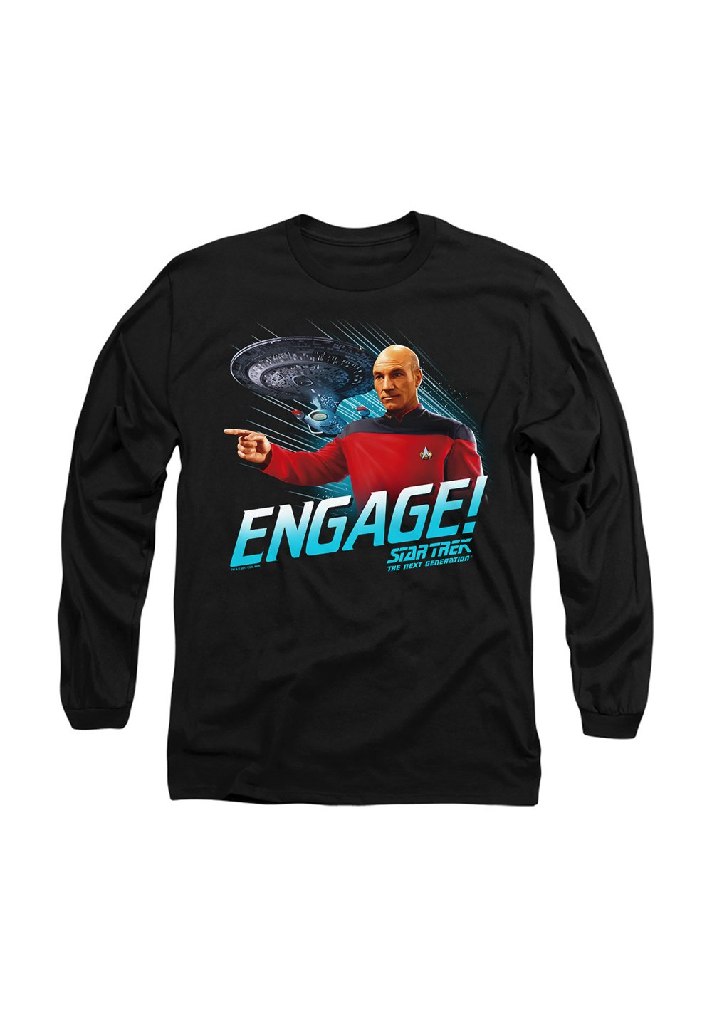 

Топ с длинными рукавами STAR TREK ENGAGE Cotton Soul, черный