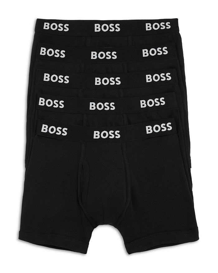 

Классические боксеры, 5 пар BOSS, черный