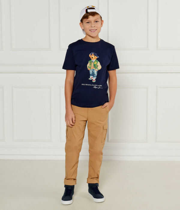 Футболка детская Polo Ralph Lauren Regular Fit, темно-синий — фото 2