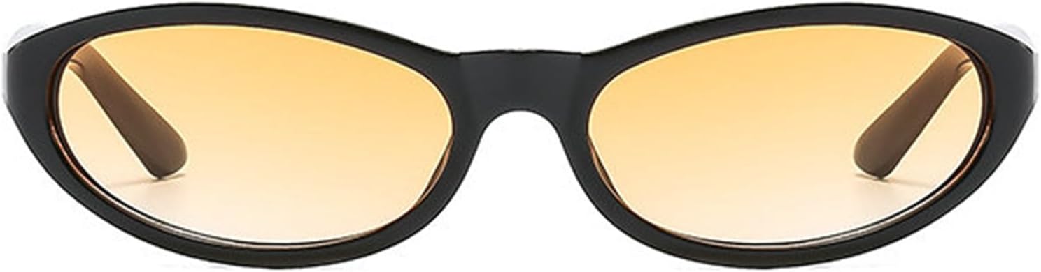 

Хелена Сексуальные маленькие овальные женские солнцезащитные очки в стиле 90-х, черные и коричневые солнцезащитные очки для женщин, модные летние уникальные очки для мужчин helena, C5