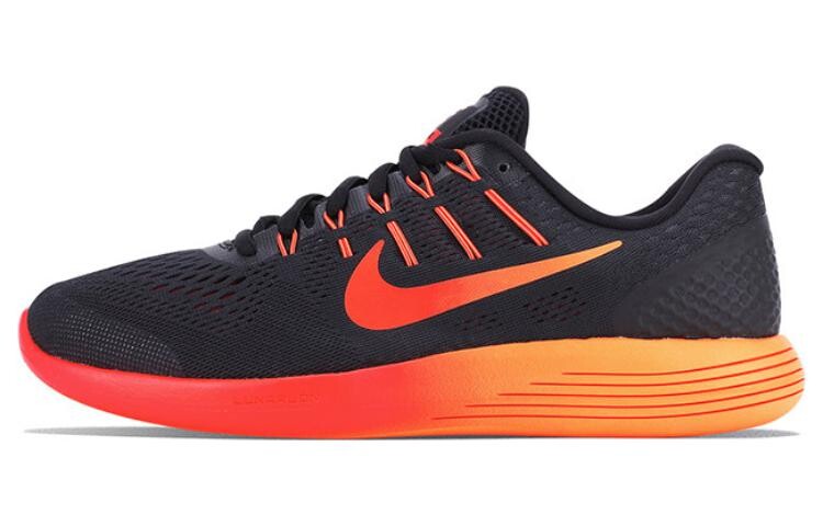 Кроссовки мужские Lunarglide 8 с низким верхом, черные Nike