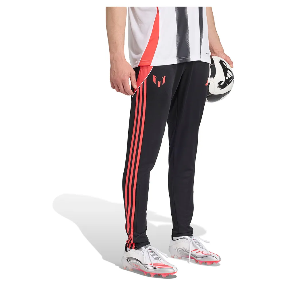 Брюки adidas Messi, черный — фото 3