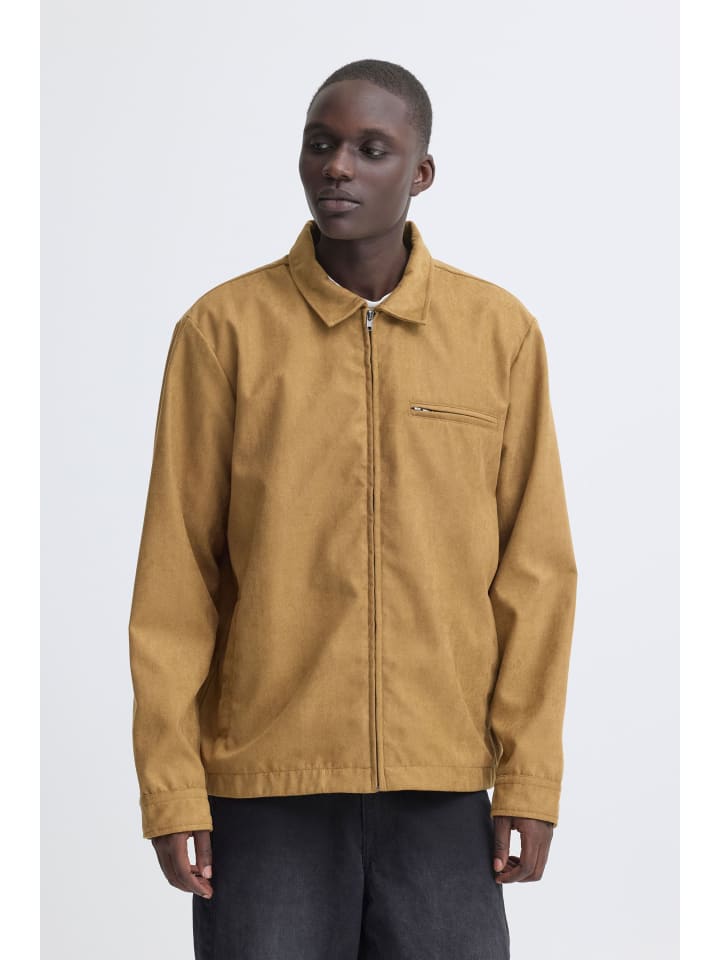 

BLEND Кожаная куртка BHFossy коричневого цвета