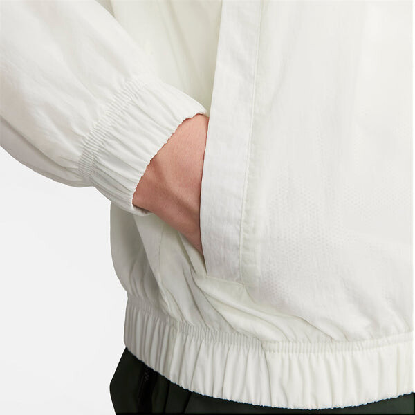 Куртка Nike Sportswear Wind Runner 1/2 Half Zip Top 'Sail Noble Green', цвет sail/noble green/sail — фото 4