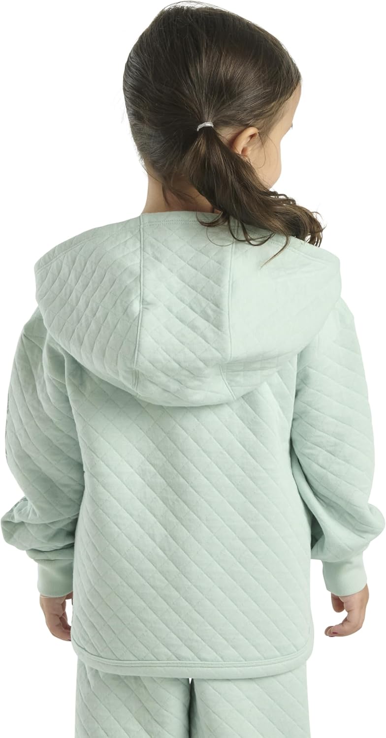 Carhartt девочки худи с длинным рукавом и молнией до середины, Pastel Green — фото 2