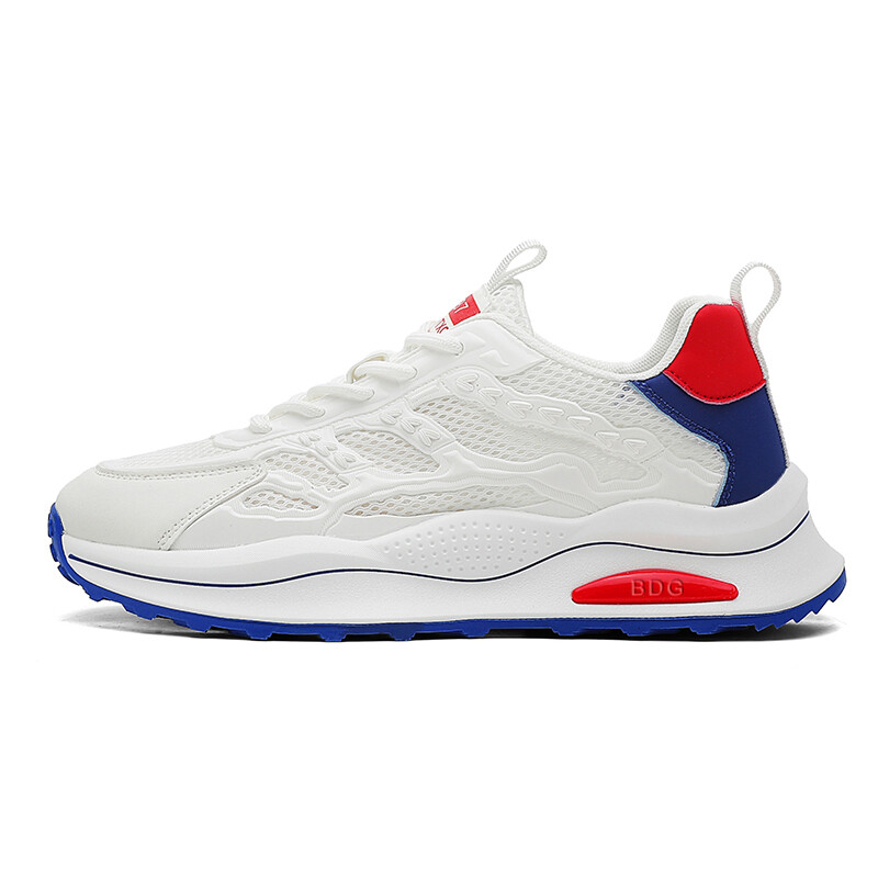 

Кроссовки мужские Lifestyle Shoes Men Low-Top Bindage, белый/красный