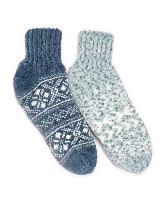 

Женские носки из шенилла, 2 пары MUK LUKS, синий