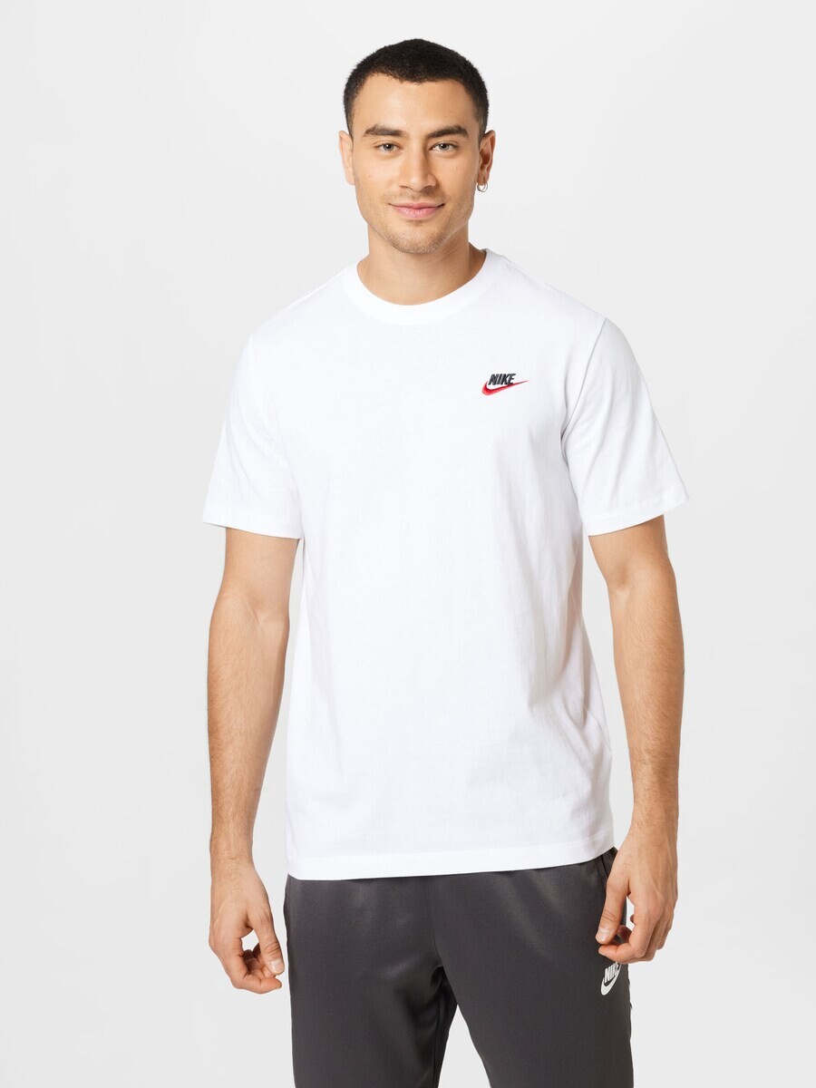 Классическая футболка Nike Sportswear Regular fit Shirt Club, белый — фото 2