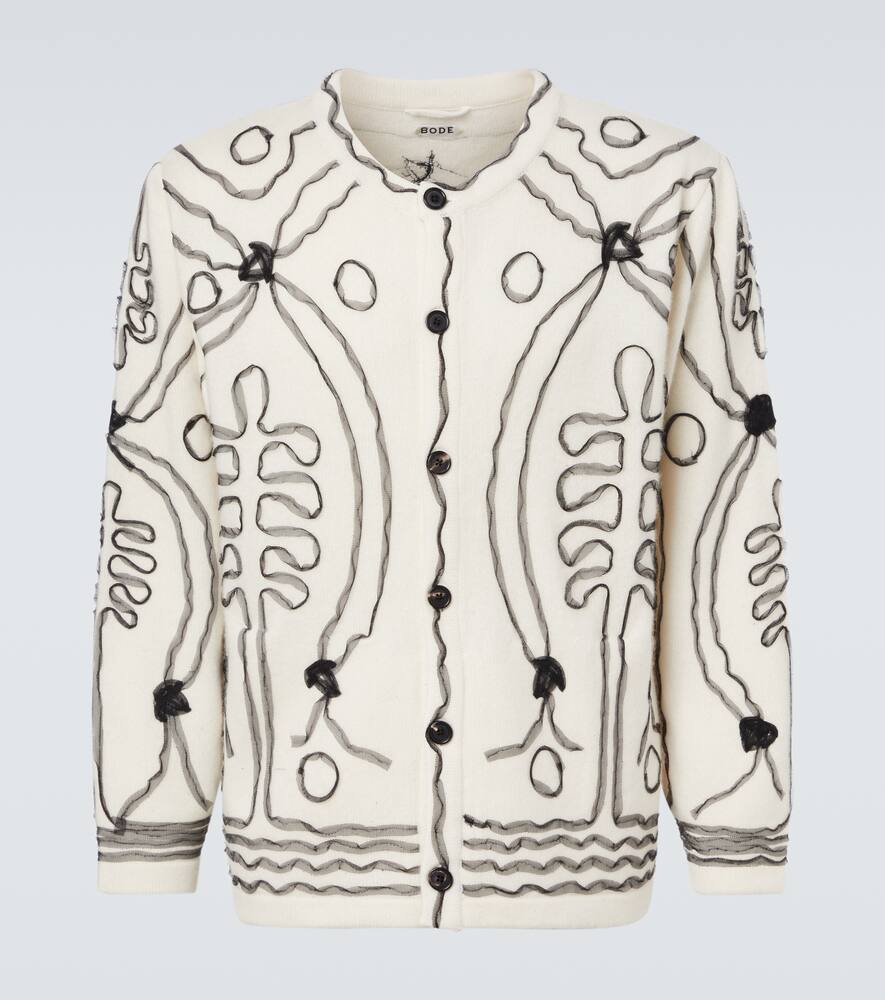 

Кашемировый кардиган Winter Garden Bode, Cream