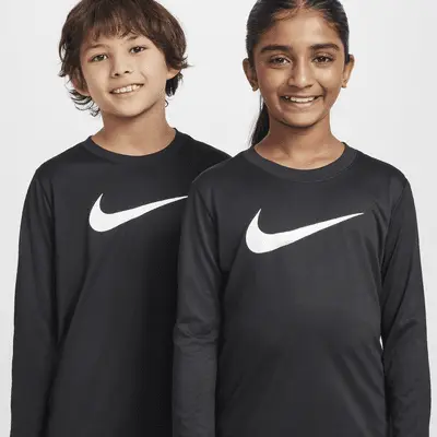 Лонгслив Nike Legend, черный — фото 3