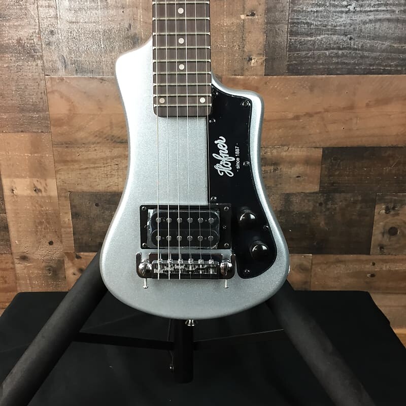 

Электрогитара Hofner Shorty HCT-SH Silver Sparkle w/ Gig Bag, Free Ship, 882