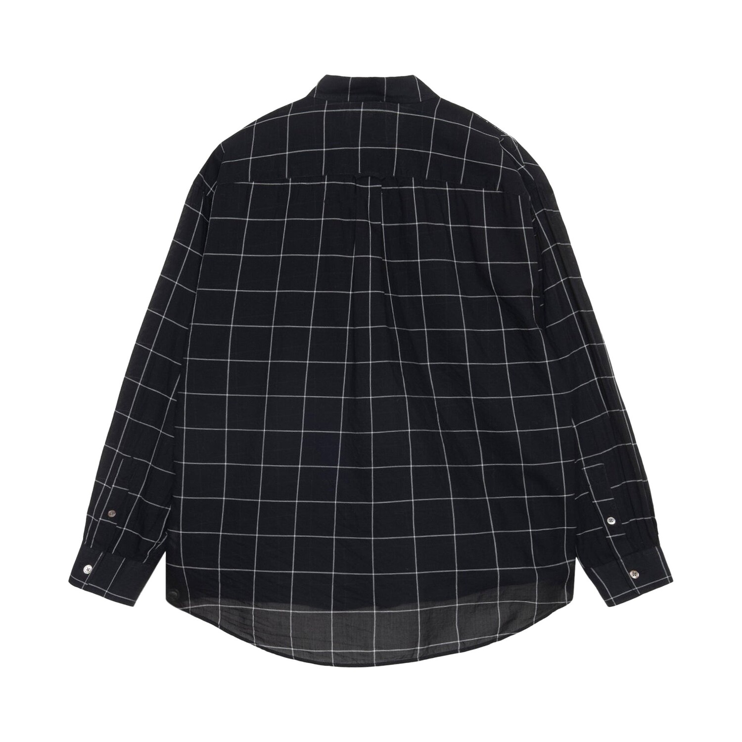 Легкая классическая рубашка Stussy Черное оконное стекло — фото 2
