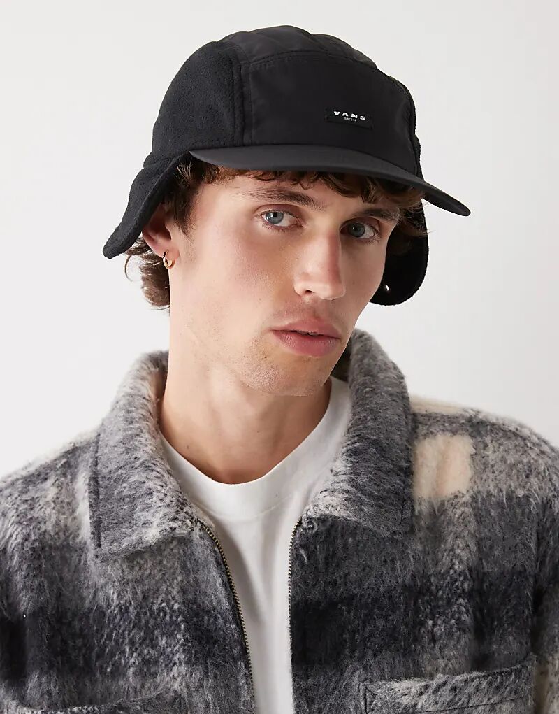 

Ушанка Vans 66, высокий кемпер, черный