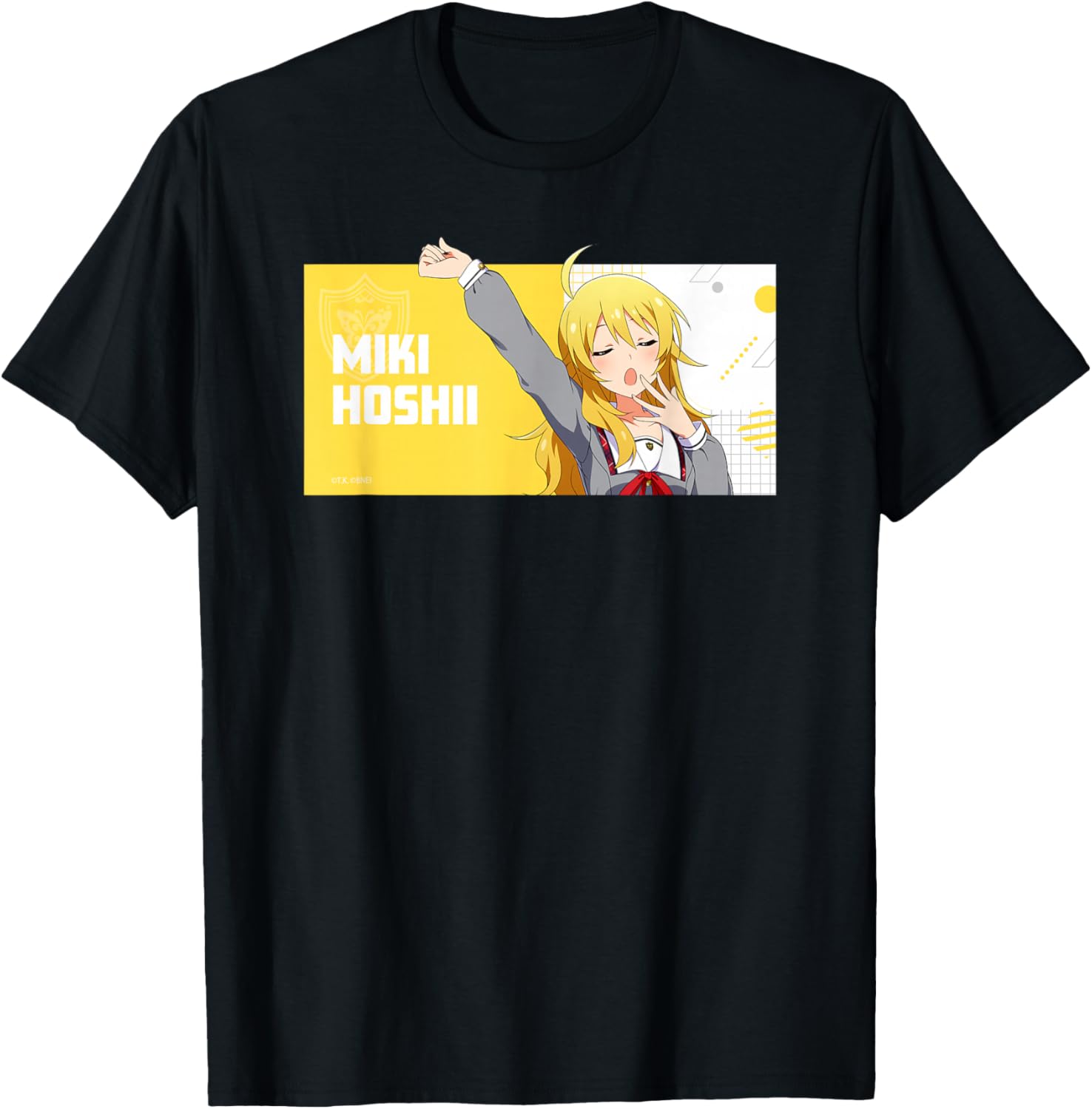 

Футболка The Idolmaster Million Live! Miki Hoshii Uniform Series Ver Bandai Namco Entertainment Inc., черный