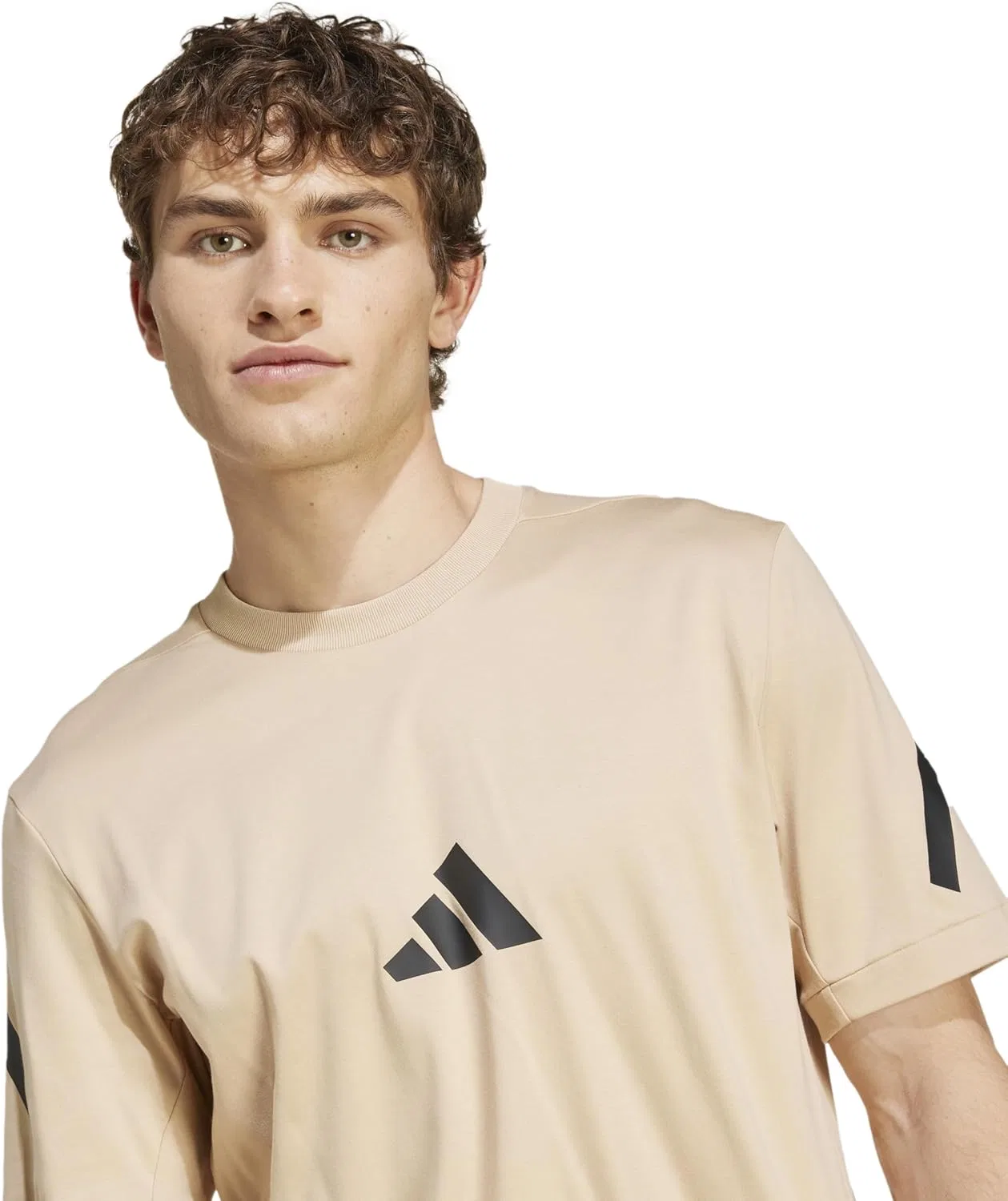 Футболка Adidas Mens Z.n.e, бежевый — фото 4
