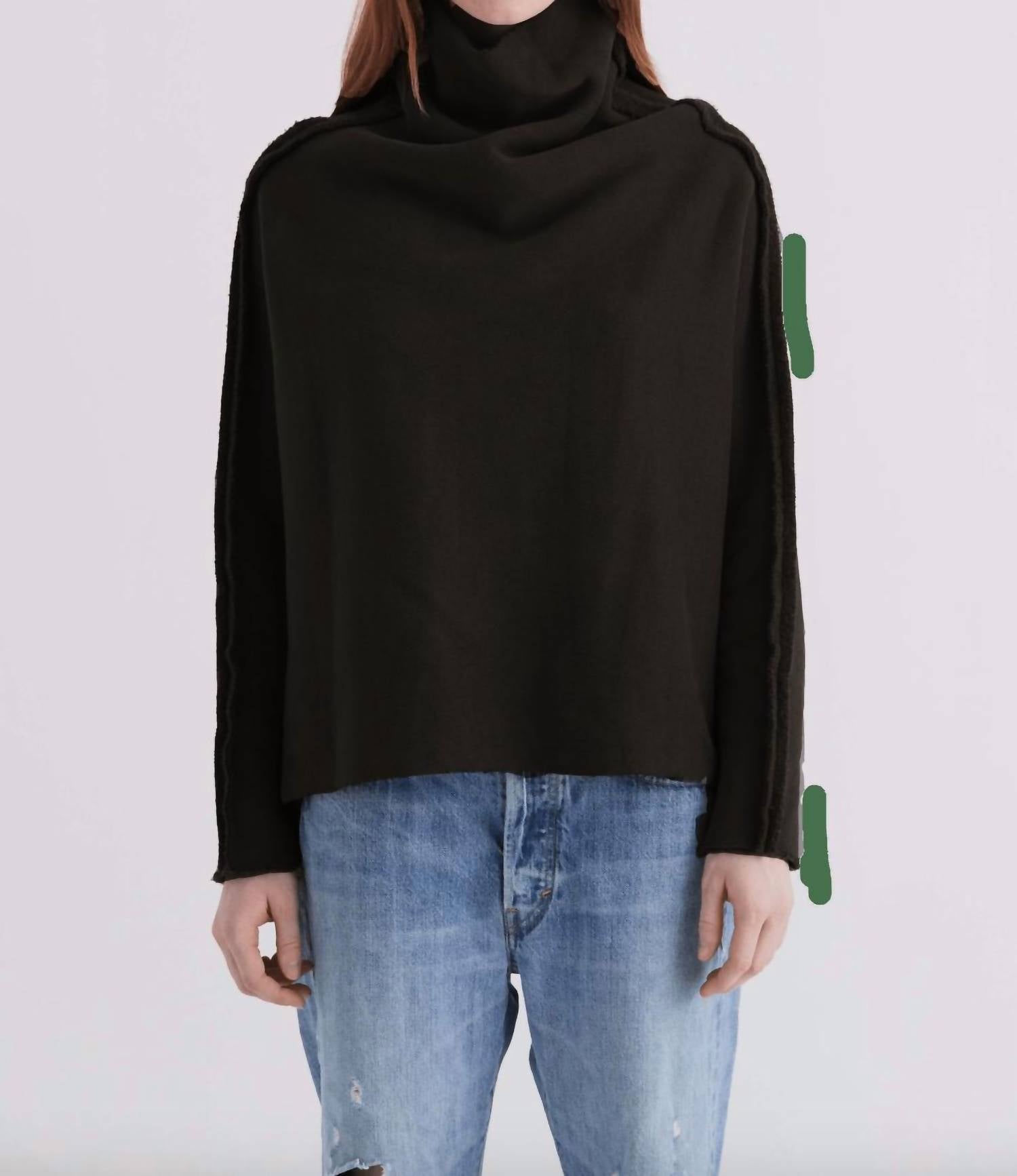 

Winona Big Loop Толстовка из махры в черном цвете Veronique Miljkovitch