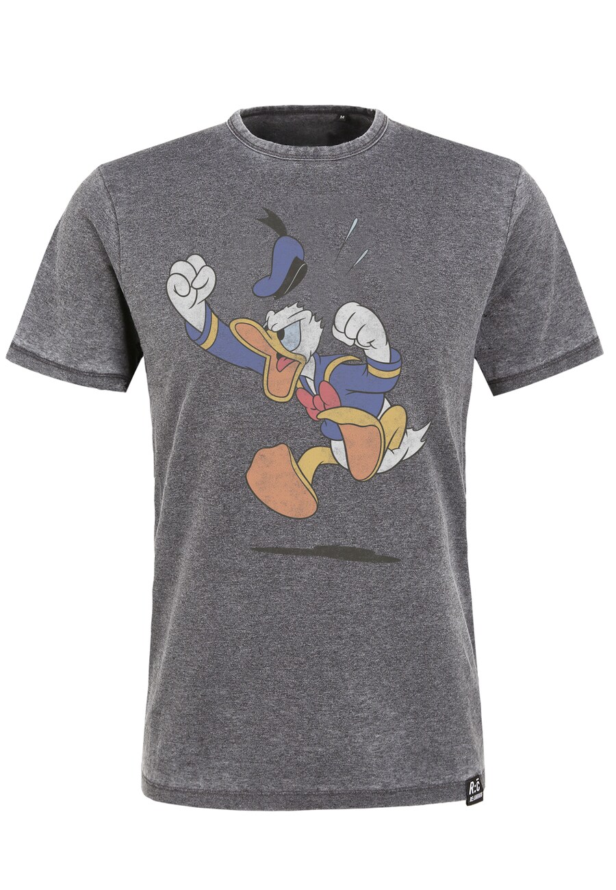 

Рубашка Recovered Disney Angry Donald Duck, темно-серый