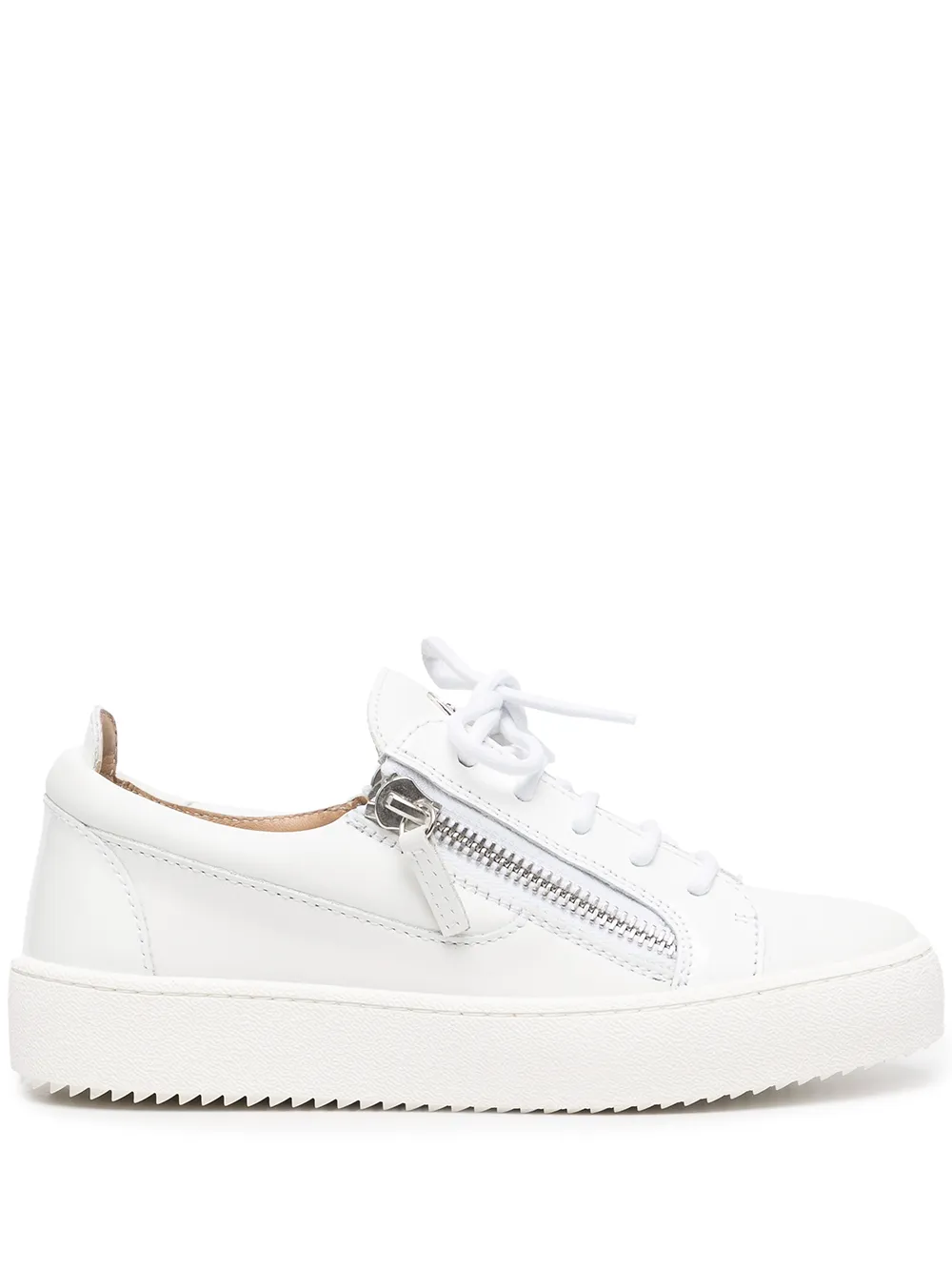 Кеды на молнии Giuseppe Zanotti, белый