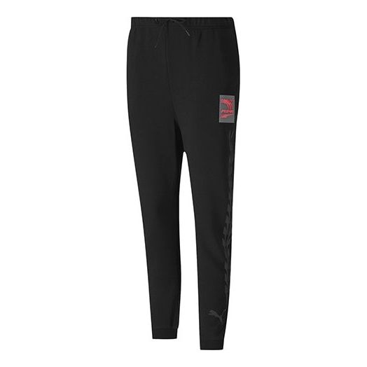 

Спортивные брюки (WMNS) PUMA Knitting Sports Trousers Black/Red 599190-51