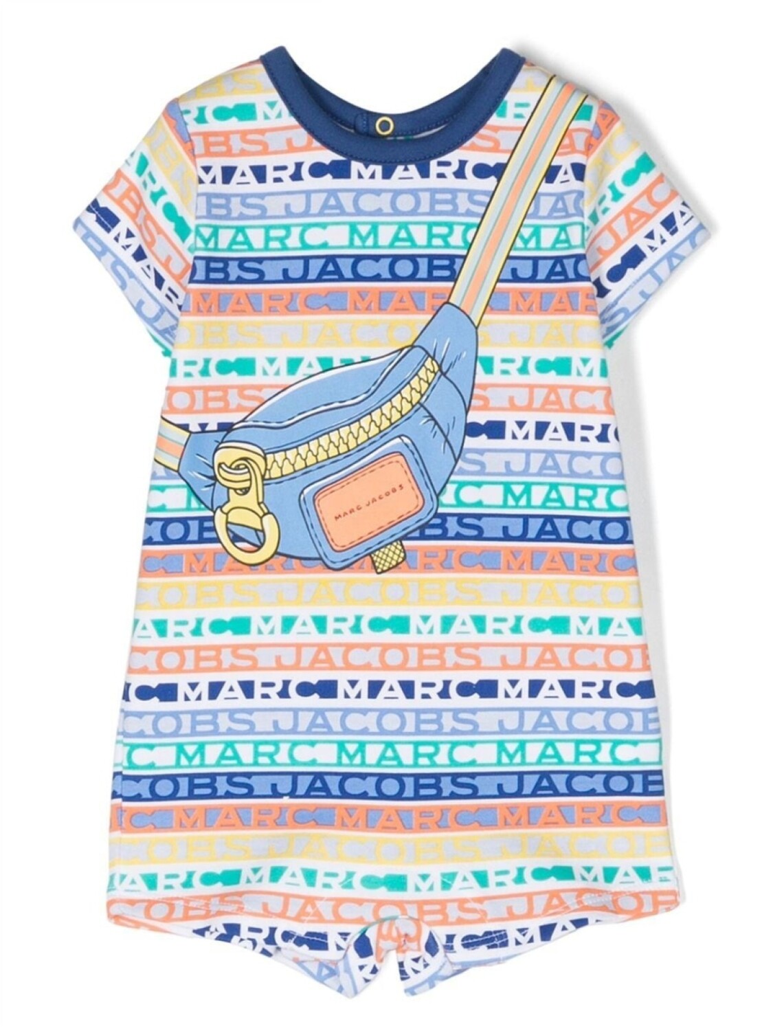 

Marc Jacobs Kids боди с логотипом, синий