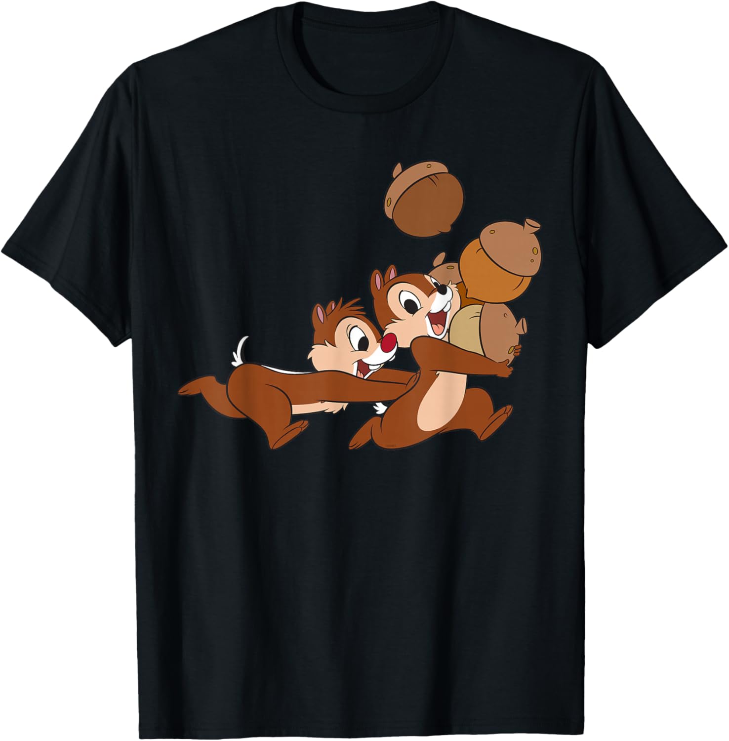 

Футболка Disney Chip & Dale Chipmunks Acorn Run, черная