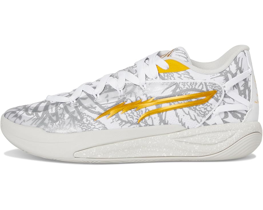 Кроссовки PUMA Stewie Harry Potter Basketball Shoes, цвет White/Green Terrain — фото 4